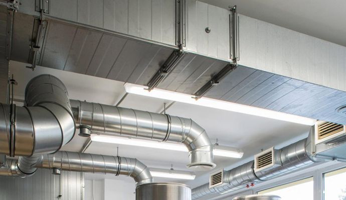 Installed duct system