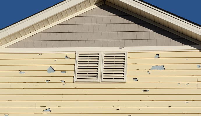 Hail damage property