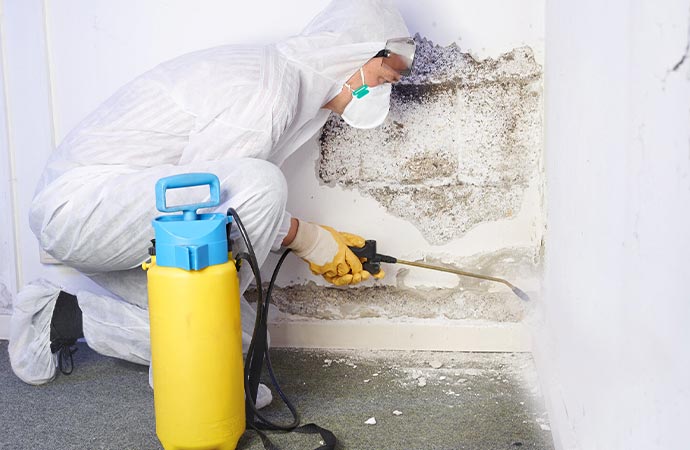 Mold decontamination service