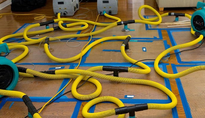 Water damage restoration equipment