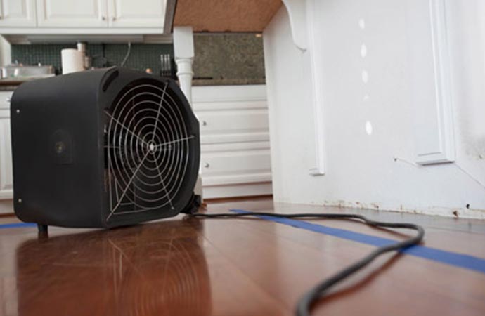 Water damage restoration