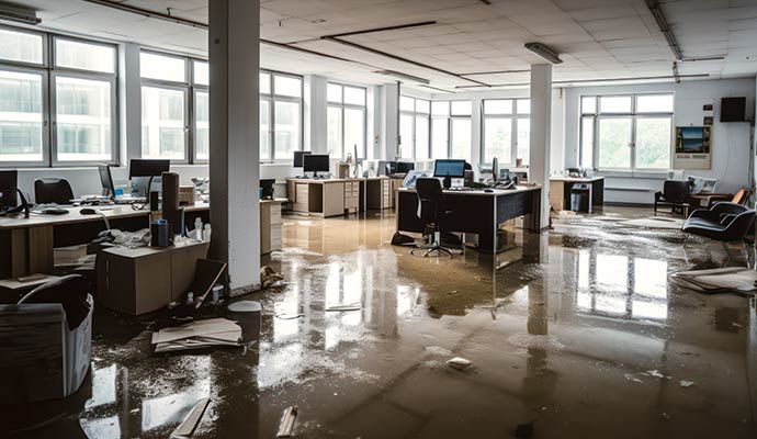 Water and Fire Damage Restoration for Offices in Michigan